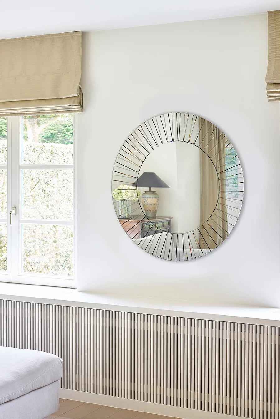 Runder Designer Spiegel 'Sunny' 80 cm